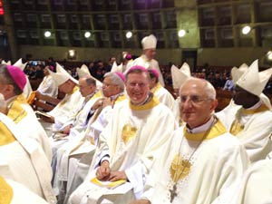 Mis van de bisschoppen met de paus