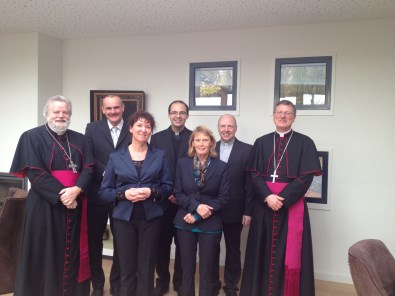 Nieuwe diakens en catechistes op De Tiltenberg (één ontbreekt, die op dit moment niet aanwezig was)