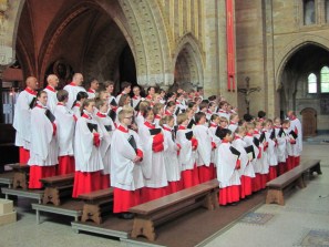 kathedrale koor in de Sint Bavo
