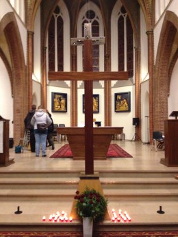 Het kruis (na afloop van de plechtigheid)