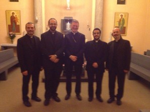 met Andrea Geria, Mario Agius, rector Luc Georges en vicerector Jose Manuel Tercero Simon van Nieuwe Niedorp