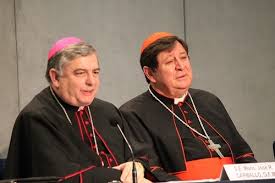 Mgr. Rodriguez Carballo met de prefect van de Congregatie, kard. Braz de Aviz