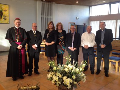 Het nieuwe kerk/parochiebestuur van de parochie van Maria, Moeder van God