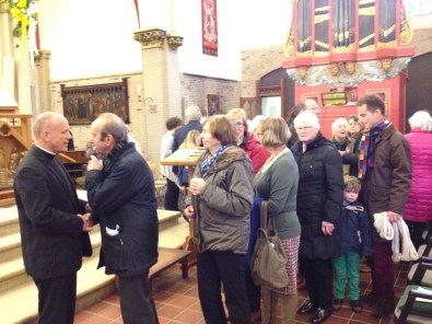 felicitaties voor de nieuwe pastoor (1); Willibrord preekt het evangelie (2, Rijksmuseum)