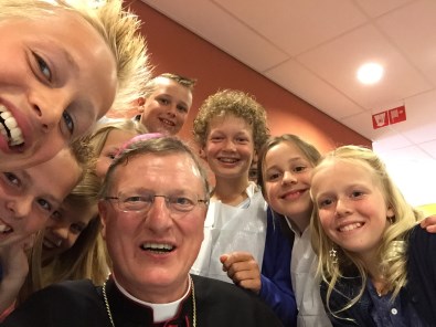 Selfie met de vormelingen