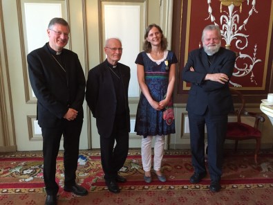 Met de bisschoppen op de foto