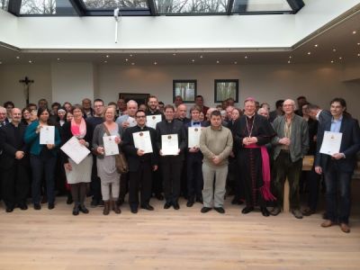 Diploma-uitreiking op De Tiltenberg