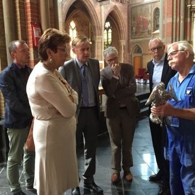 In de Laurentiuskerk in Alkmaar