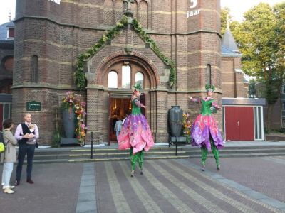 ontvangst voor de kerk