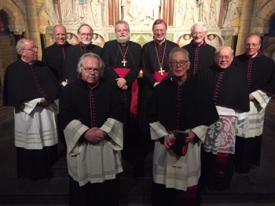 na afloop van de vespers in de sacramentskapel