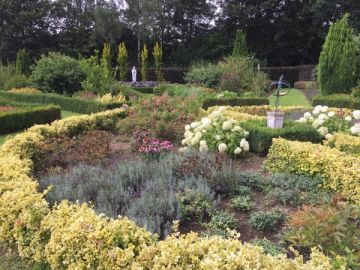 Een klein gedeelte van de tuin