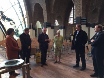 Ontmoeting in de nieuwe kerk in Halfweg