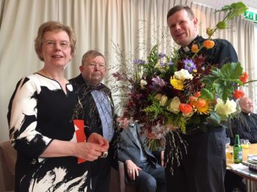 bloemen en mooie woorden van dr. Bart Putter