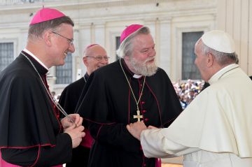 Bij paus Franciscus