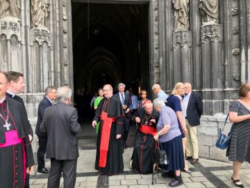 Bisschoppen bij heiligdomsvaart in Maastricht