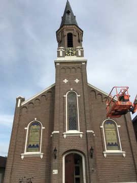 de kerk in Kudelstaart