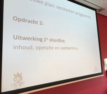 presentatie van de plannen