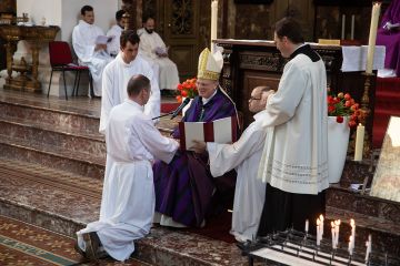 Colm Dekker diaken gewijd voor Fraterniteit Sant’ Egidio