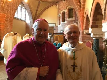 Mgr. Fr. Wiertz en mgr. J. van Burgsteden