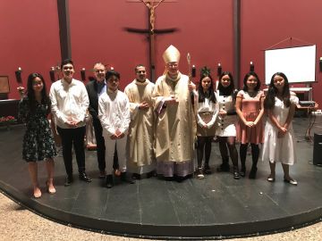 Holy confirmation in the community of Couples for Christ
