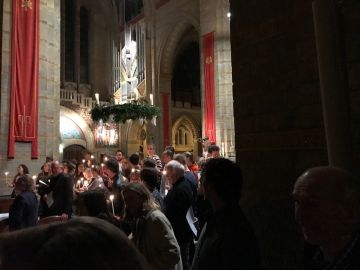 Volle kathedraal voor Nine Lessons and Carols