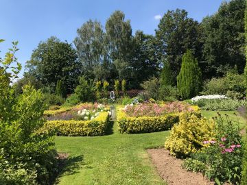 een stukje van de tuin van de Foyer