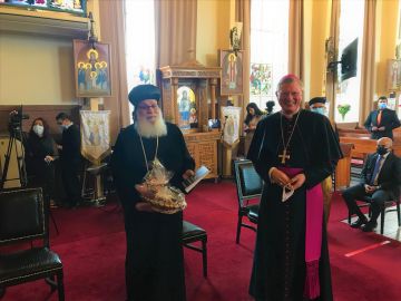 Op bezoek bij Bisschop Arseny van de Koptische Kerk