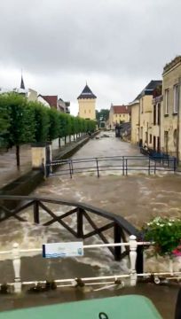 Overstroming in Valkenburg