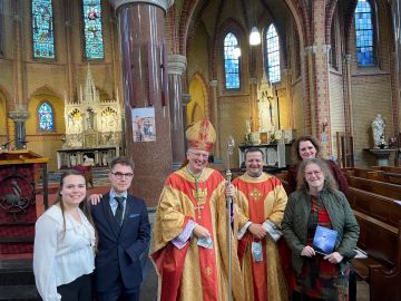 met het catechese-team (Vormsel-werkgroep)