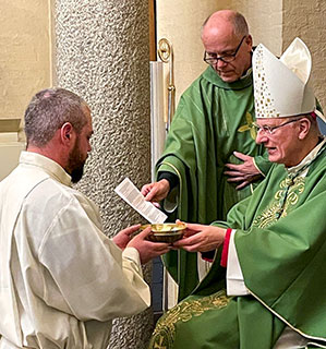 Evert Florijn aangesteld tot acoliet