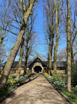 Blik op de genadekapel