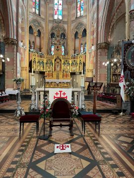 De sint Jacobus de Meerderekerk aan de Parkstraat in Den Haag