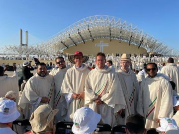 Slotmis met de paus in Parque Tejo