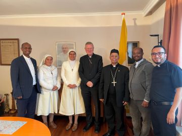 Eritrese Aartsbisschop op  bezoek