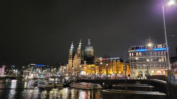 Saint Nicholas basilica and the hotel