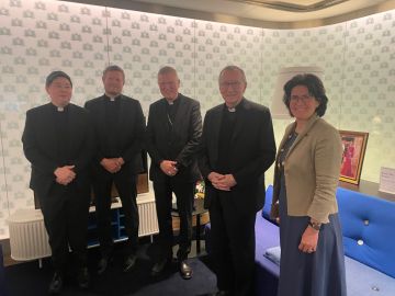 Aankomst kardinaal Parolin in Amsterdam